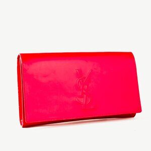 Saint Laurent Belle de Jour Clutch Pink Patent Leather Clutch